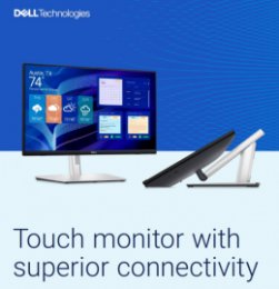 24" LCD Dell P2424HT Touch 5ms / 16:9 / mat / USB-C / repr