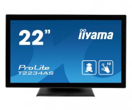22"iiyama  T2234AS-B1: IPS, Full HD, 350cd/ m2, HDMI, USB, černý  (T2234AS-B1)