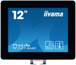 12" iiyama TF1215MC-B1: IPS, XGA, capacitive, 10P, 540cd/ m2, VGA, DP, HDMI, IP65, Ball Drop, černý  (TF1215MC-B1)