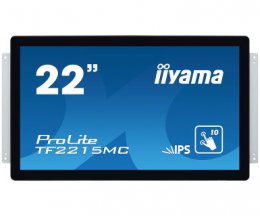22" iiyama TF2215MC-B2: IPS, FullHD, capacitive, 10P, 350cd/ m2, VGA, DP, HDMi, černý  (TF2215MC-B2)