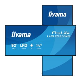 92" iiyama LH9252UWS-B1AG:VA,5K,24 / 7  (LH9252UWS-B1AG)