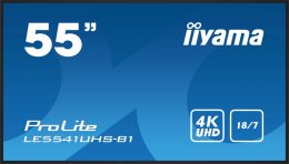 55" iiyama LE5541UHS-B1: IPS,4K UHD,18/ 7,RJ45,HDMI  (LE5541UHS-B1)