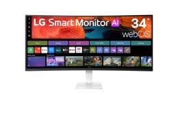 LG UltraWide / 34U640SB-W / 34" / VA / UWQHD / 144Hz / 5ms / Bílá  (34U640SB-W.AEU)