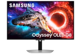 Samsung Odyssey OLED G8 / LS32HG800SUXEN / 32" / OLED / 4K UHD / 240Hz / 0,03ms / Stříbrná  (LS32HG800SUXEN)