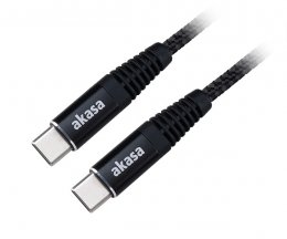 AKASA - USB Type-C kabel - 1m  (AK-CBUB54-10BK)
