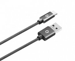 ALIGATOR PREMIUM Datový kabel 2A, USB-C černý  (DATKP07)