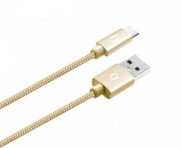 ALIGATOR PREMIUM Datový kabel 2A, USB-C zlatý  (DATKP09)
