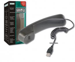 DIGITUS USB telefonní set/ sluchátko pro Skype/ ICQ/  (DA-70772)