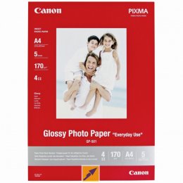 Canon GP-501, 10x15 fotopapír lesklý, 5 ks, 210g  (0775B076)