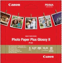 Canon PP-201,13x13cm fotopapír lesklý,20 ks,265g/ m  (2311B060)