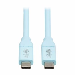 Tripplite Kabel USB-C(Samec/ Samec),USB 2.0,Antibakteriální Safe-IT,ultra flexibilní,sv. modrá,1.83m  (U040AB-006CS5LB)