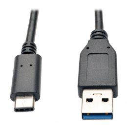 Tripplite Kabel USB-C/ USB-A (Samec/ Samec), USB 3.1 Gen 2 (10Gb/ s), kompatibilní Thunderbolt 3, 0.9m  (U428-003-G2)