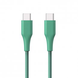 ER POWER kabel USB-C/ C GRS 60W 120cm zelený  (ERPWCBCTCGN)
