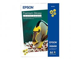 EPSON Premium Glossy Photo Paper - A4 - 50 Sheets  (C13S041624)