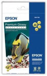 EPSON Paper Premium Glossy Photo 10x15,255g(20lis)  (C13S041706)