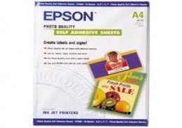EPSON A4,Photo Quality Inkjet P. samolepící (10ks)  (C13S041106)