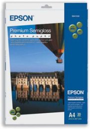 EPSON A4, Premium Semigloss Photo Paper (20listů)  (C13S041332)