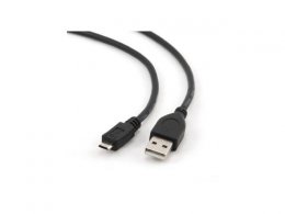GEMBIRD kabel USB2.0 - microUSB, 3m, černý  (CCP-MUSB2-AMBM-10)