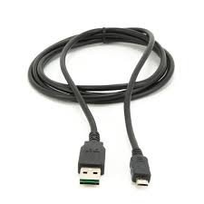 GEMBIRD kabel USB - microUSB, 1m, černý  (CC-MUSB2D-1M)