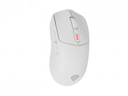 Genesis herní myš ZIRCON 500/ Herní/ Optická/ 10 000DPI/ Bezdrátová USB + Bluetooth/ Bílá  (NMG-2114)