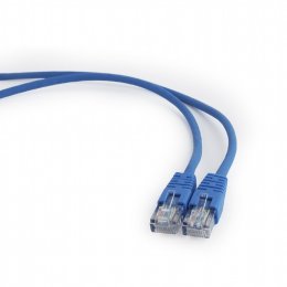 GEMBIRD Eth Patch kabel cat5e UTP, 1,5m, modrý  (PP12-1.5M/B)