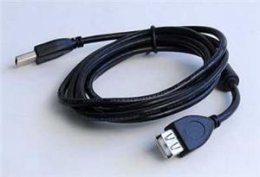 Kabel USB A-A 3m 2.0 prodl. HQ s ferrit. jádrem  (CCF-USB2-AMAF-10)