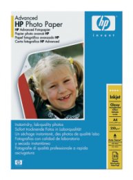 HP Advanced Glossy Photo Paper, A4, 25ks, 250g/ m2  (Q5456A)