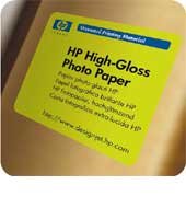 HP High-Gloss Photo Paper - role 36"  (Q1427B)