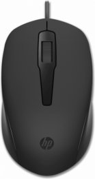 HP 150 Mouse/ Kancelářská/ Optická/ Drátová USB/ Černá  (240J6AA#ABB)