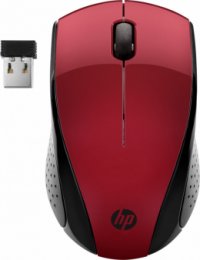 HP 220 Silent wireless mouse/ red  (7KX10AA#ABB)