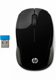 HP 200 / Cestovní / Optická / 1 000 DPI / Bezdrátová USB / Černá