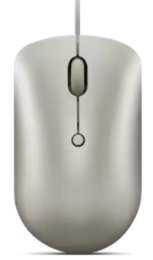 Lenovo 540 / Cestovní / Optická / 2 400 DPI / Drátové USB-C / Stříbrná