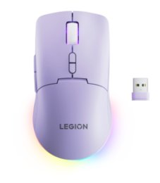 Lenovo Legion M220 / Herní / Optická / Pro praváky / 5 000 DPI / USB+BT / Fialová