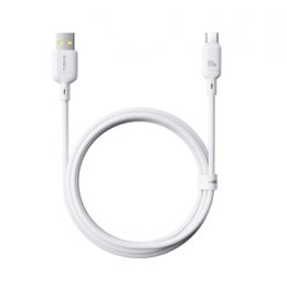 Baseus Rychlonabíjecí kabel Silky USB / USB-C 1m 100W bílý