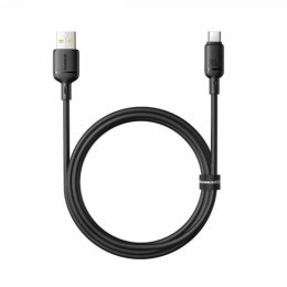 Baseus Rychlonabíjecí kabel Silky USB / USB-C 1m 100W černý