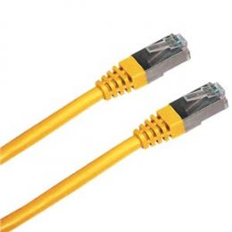 Patch cord FTP cat5e 1M žlutý  (1615)