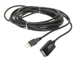 PremiumCord USB 2.0 repeater a prodlužovací kabel A/ M-A/ F 5m  (ku2rep5)