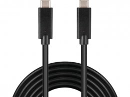 PremiumCord USB-C kabel ( USB 3.1 gen 2, 3A, 10Gbit/ s ) černý, 2m  (ku31cg2bk)
