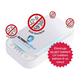 Screenshield™ UV sterilizátor pro mobilní telefony a drobné předměty (bílá)  (SS-SAN01W)