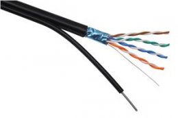 Venkovní FTP kabel Solarix CAT5E samonostný 305m  (27655195)