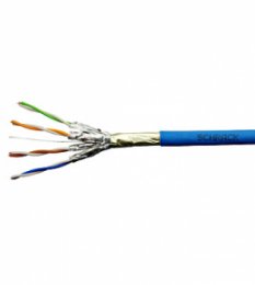 Kabel F/ FTP Cat.6a 500 MHz 4x2xAWG23, LS0H modrý, Dca, 500m  (HSKP423HA5)