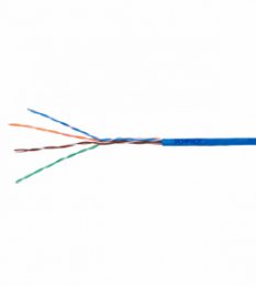 Kabel U/ UTP Cat5e AWG24 PVC Eca modrý 305m  (HSEKU424P1)