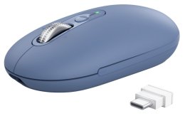 Trust Seron Slim / Kancelářská / Optická / 3 200 DPI / USB+BT / Modrá  (26020)