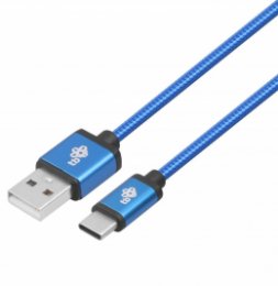 TB Touch USB - USB C kabel, 1,5m, modrý  (AKTBXKUCSBA15PN)
