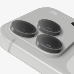Glass Elite Anti-Reflective Camera Rings for Apple iPhone 18 Pro Max  /  18 Pro - Silver  (200122259)