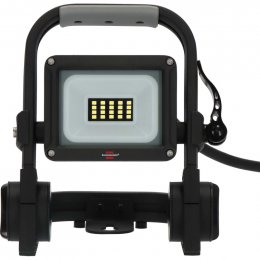 Mobilní LED stavební lampa JARO 1060 M / LED nouzové osvětlení pro venkovní 10W (pracovní světlo s 2m kabelem a rychloupínacím ovládáním, LED světlomet IP65, 1150lm) 1171250143  (1171250143)