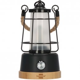 Nabíjecí kempingová lampa CAL 1 s konopným lanem a bambusovou základnou (370 lm, IP44, doba svícení až 75h, stmívatelná, nastavitelná barva světla) 1171800  (1171800)