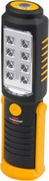 Přenosné inspekční LED světlo s 8 + 1 jasnými SMD LED (bateriový provoz, doba svícení max. 10 hodin, otočný hák, magnet) 1175410010  (1175410010)