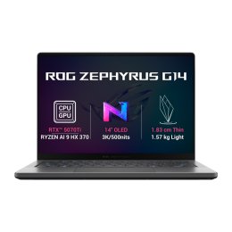 ASUS ROG Zephyrus G14 / GA403WR-NEBULA109X / AI9-HX370 / 14" / 2880x1800 / 32GB / 1TB / RTX 5070Ti / W11P / Gray  (GA403WR-NEBULA109X)