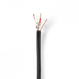 Mikrofonní Kabel | 2 x 0.25 mm²  CABR1525BK1000  (CABR1525BK1000)